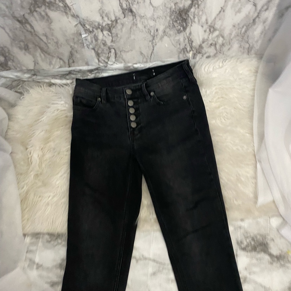 Free People Black Skinny Jeans​ - Picture 6 of 7